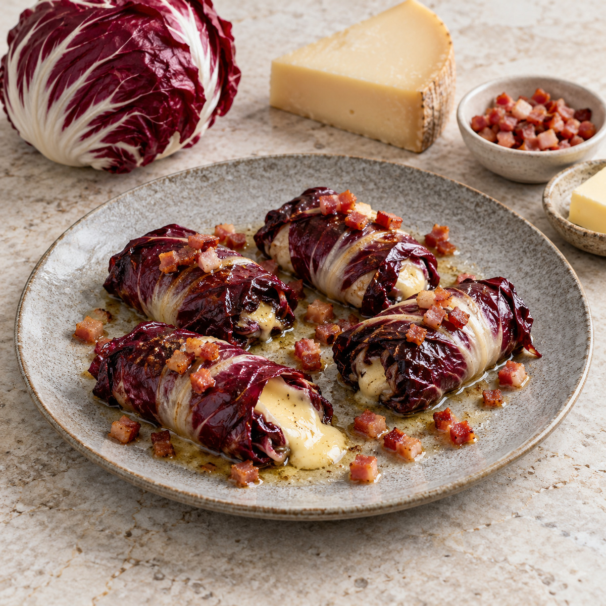 Radicchio e formaggio