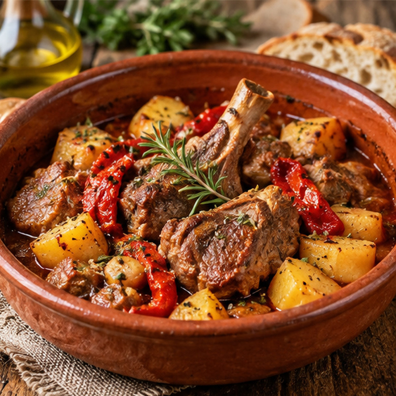 Immagine illustrativa del piatto: La pignata d’agnello