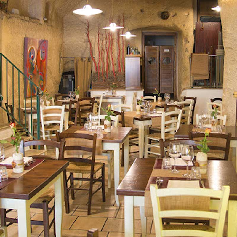 Immagine illustrativa, non una fotografia del locale Trattoria del Caveoso