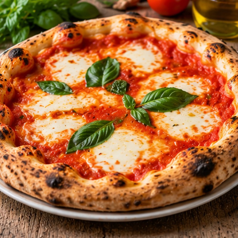 Fotografia illustrativa provvisoria: Pizza napoletana