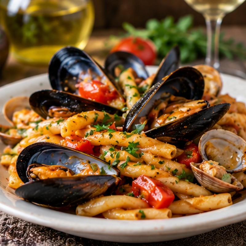 Immagine illustrativa associata a Spaghetti alle vongole