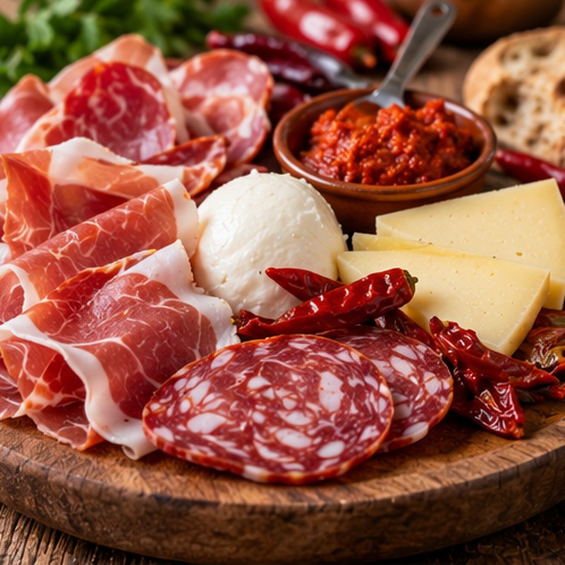 Immagine illustrativa associata a Carpaccio di manzo con rucola e grana