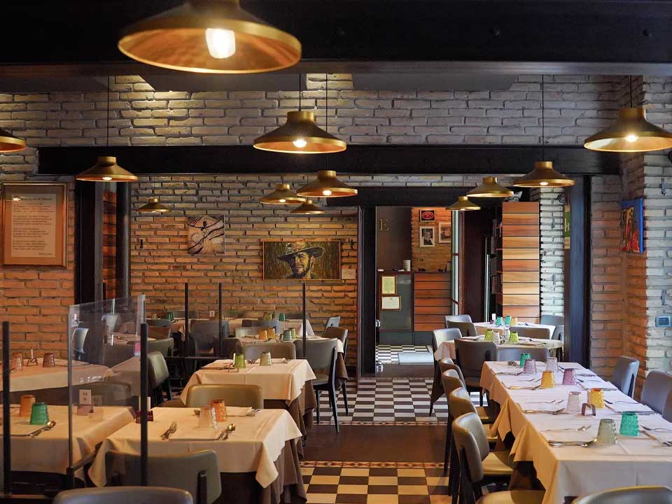 Immagine editoriale illustrativa: non fotografia del ristorante Felice a Testaccio