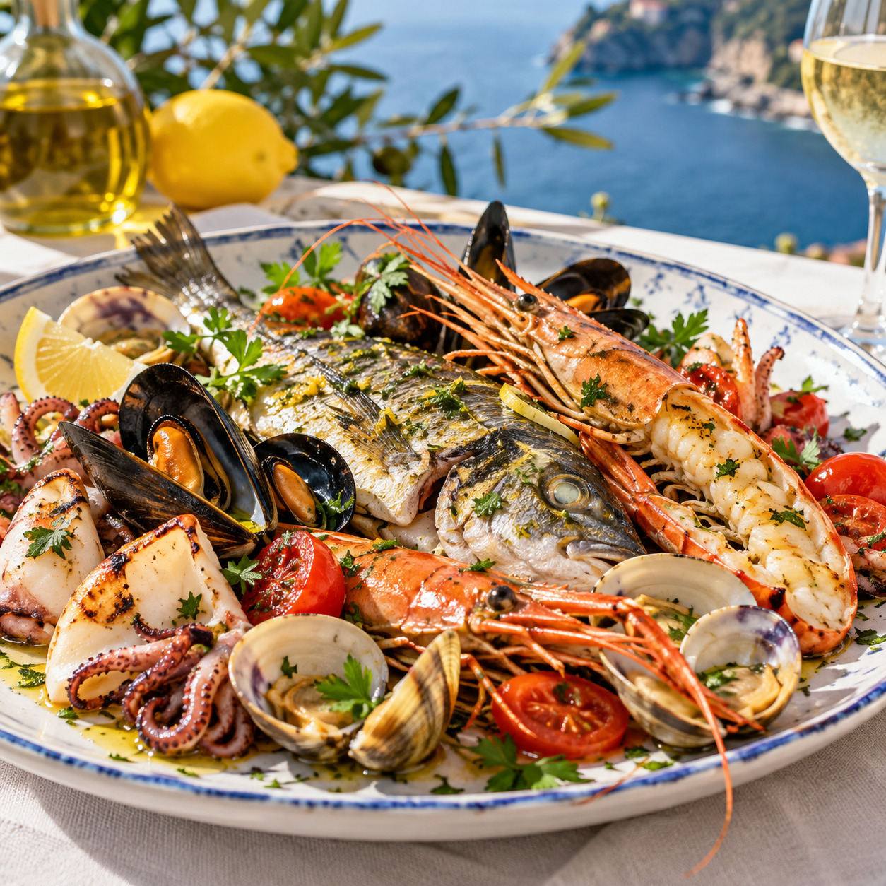 Piatti di pesce ligure
