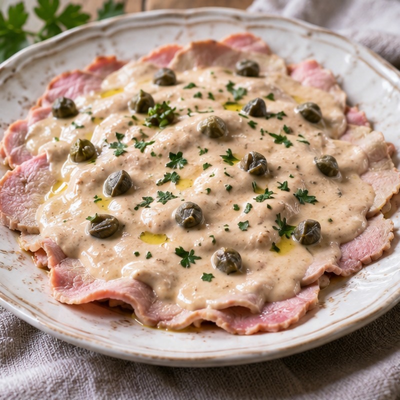 Fotografia illustrativa: Vitello tonnato