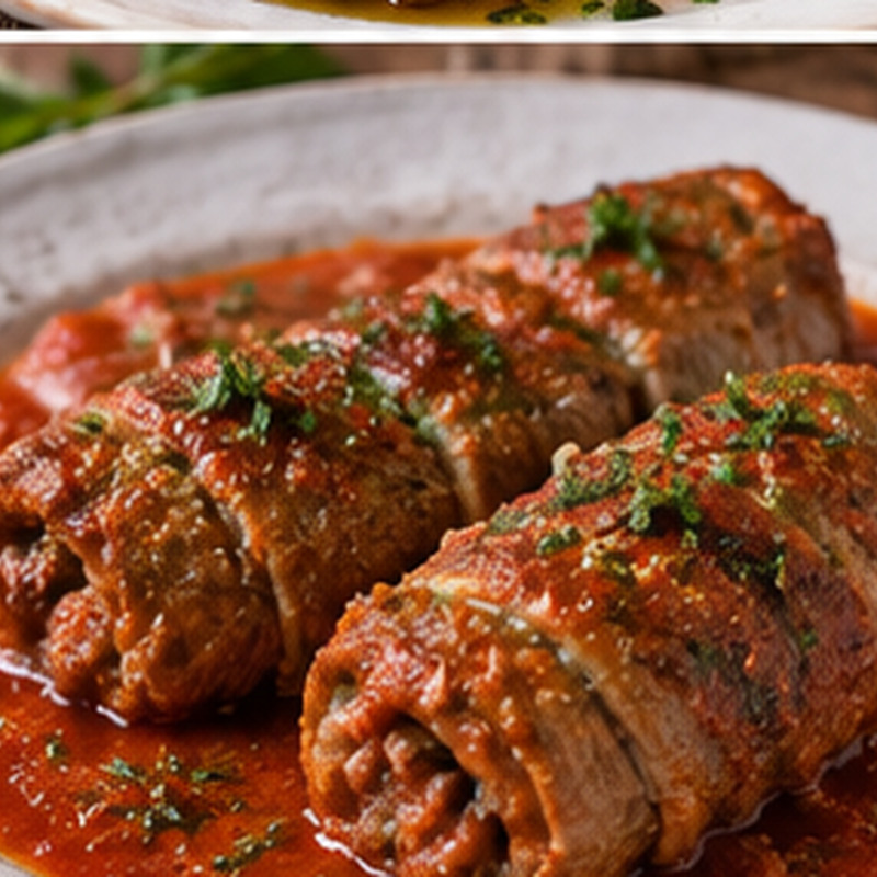 Foto illustrativa: Involtino di cavallo al ragù