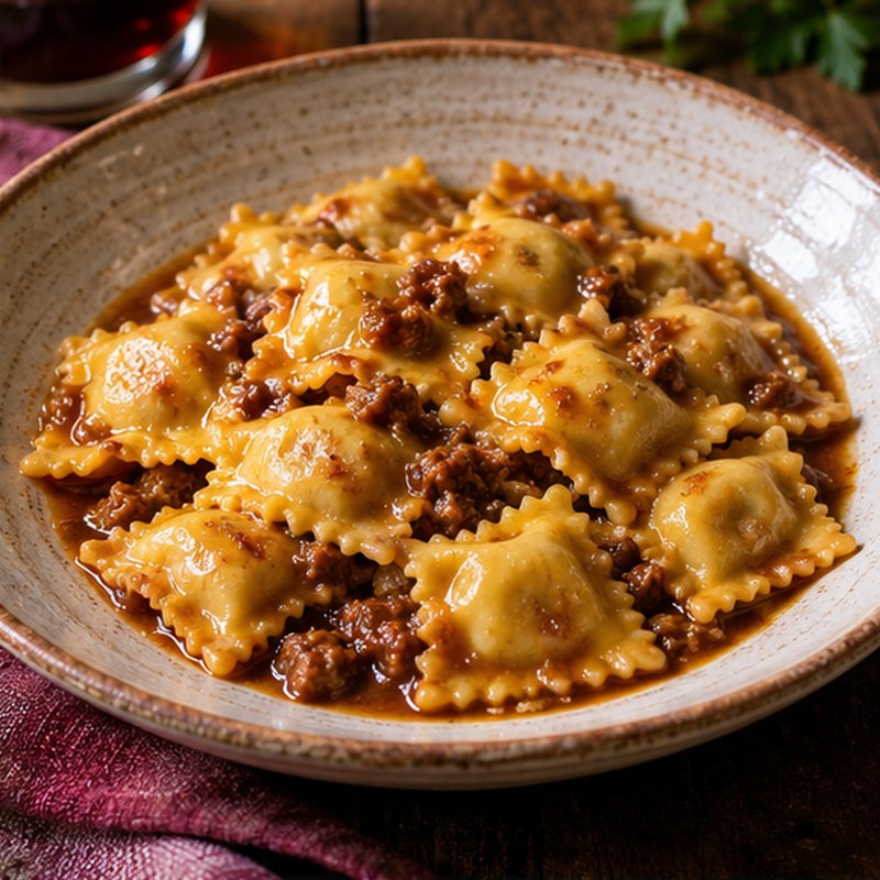 Foto illustrativa: Ravioli di ricotta e spinaci