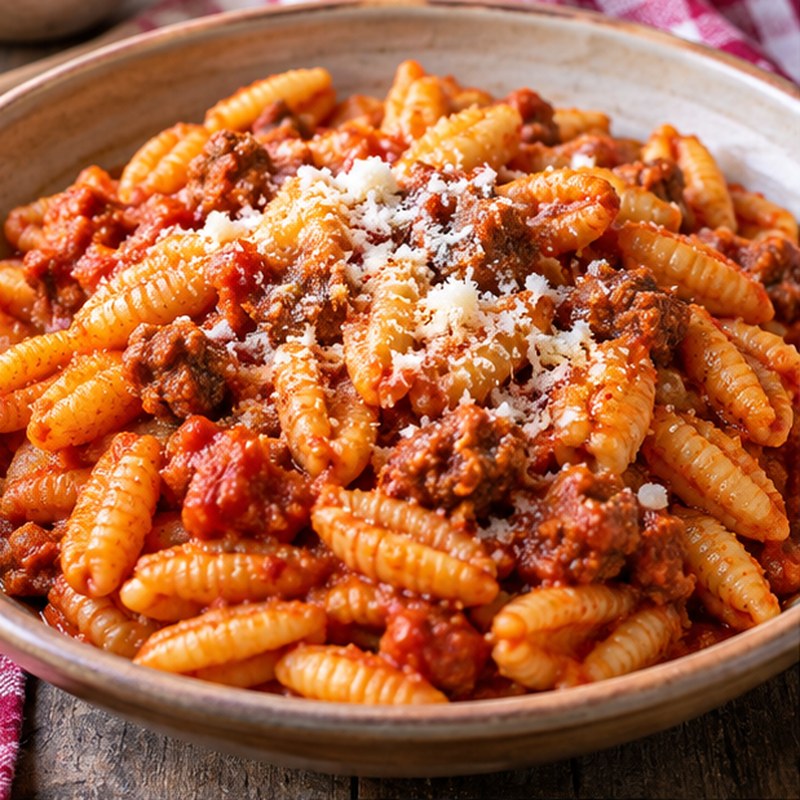 Foto illustrativa: Malloreddos al ragù