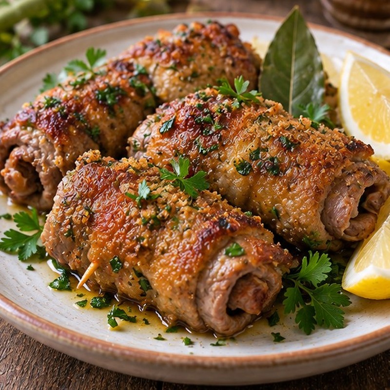 Immagine illustrativa della preparazione: Involtini di carne