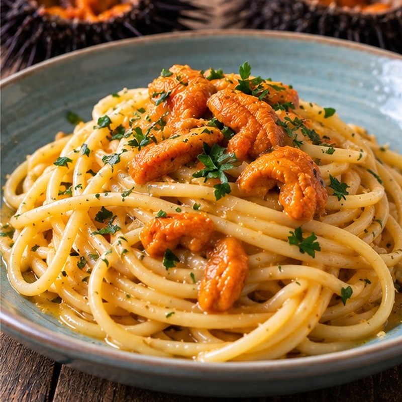 Immagine illustrativa della preparazione: Linguine ai ricci