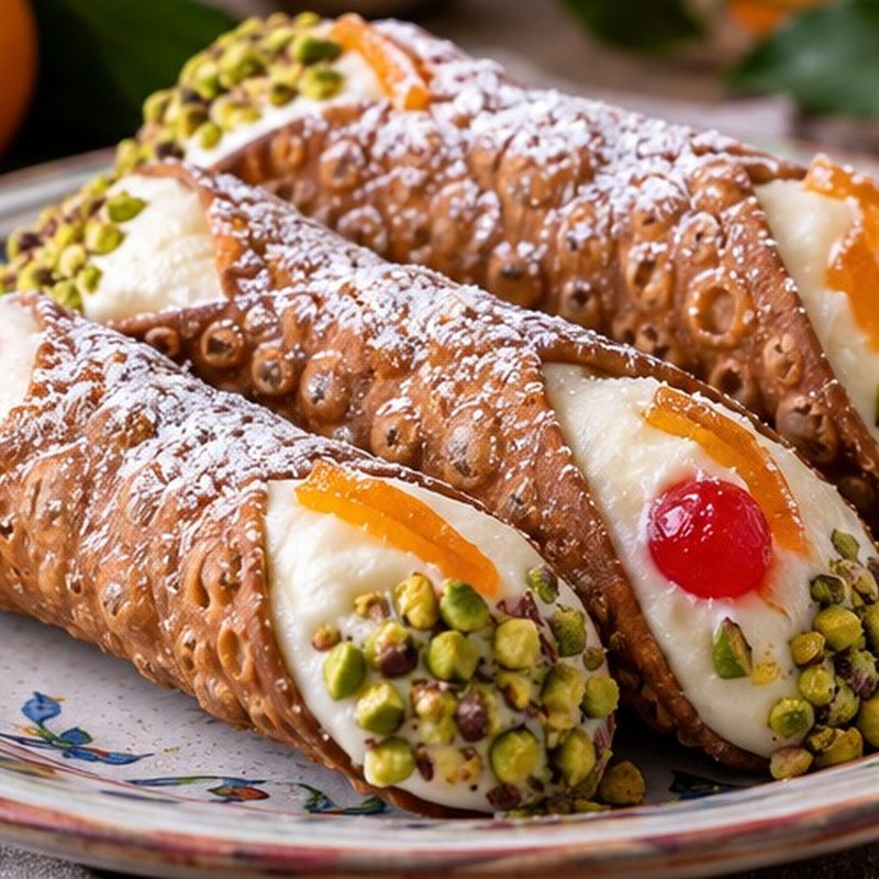 Immagine illustrativa della preparazione: Cannolo di ricotta